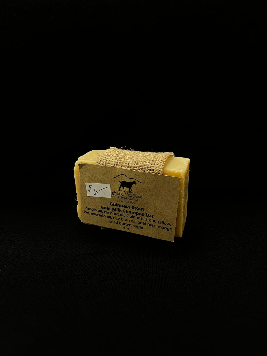 Guinness Stout Goat Milk Shampoo Bar