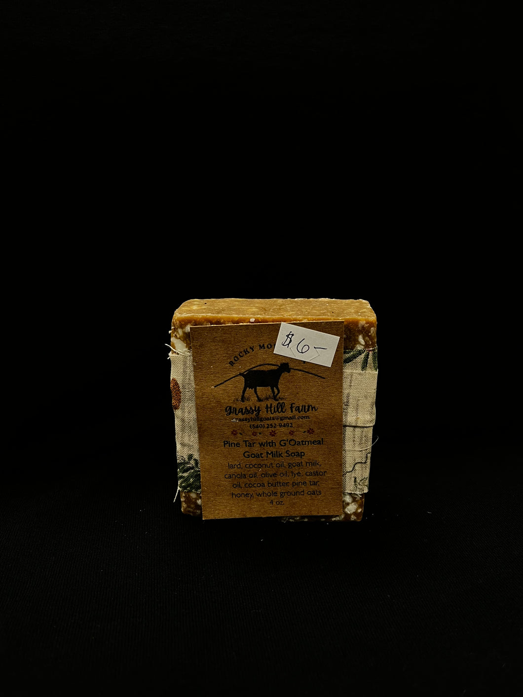 Pine Tar with G'Oatmeal Goat Milk Soap