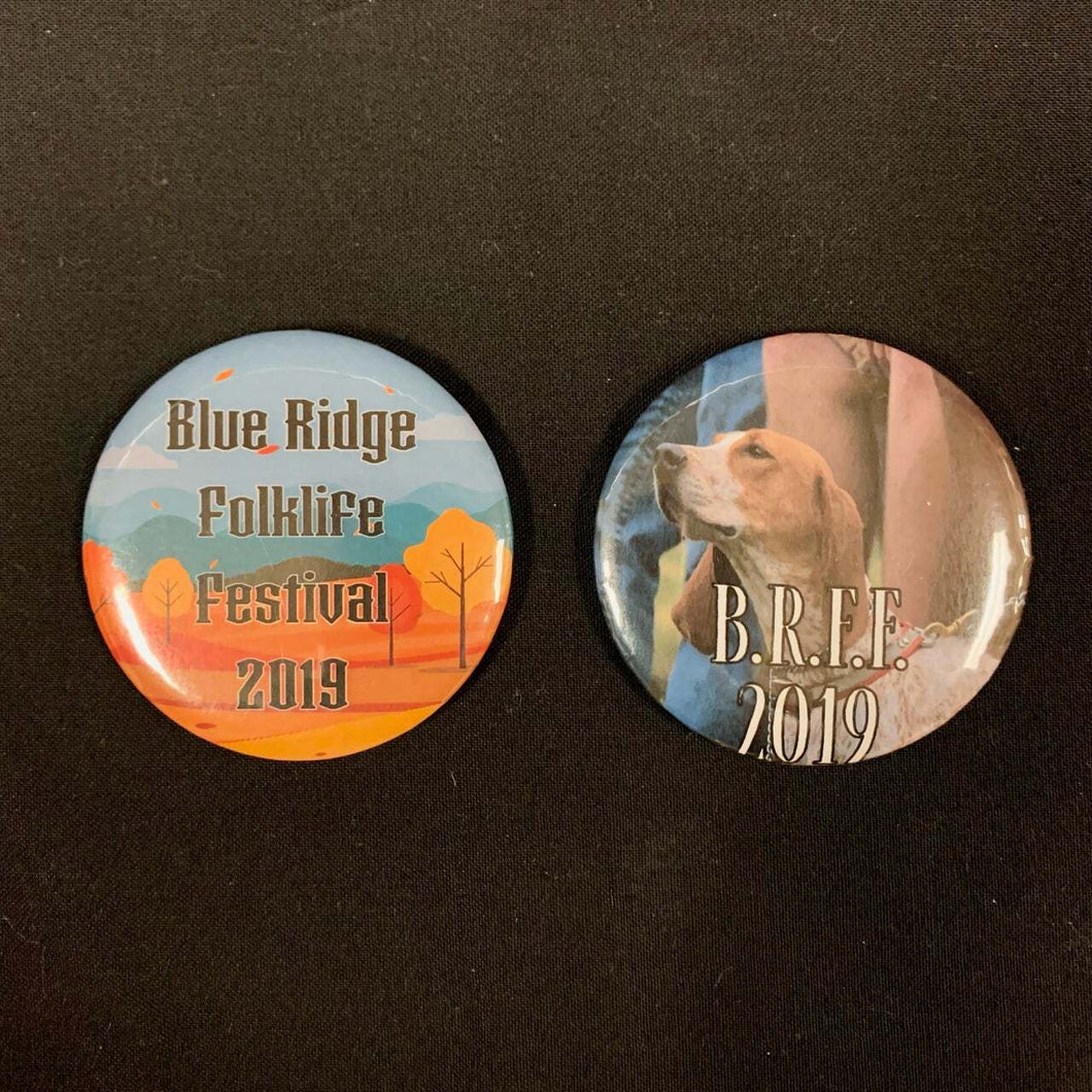 2019 Blue Ride Folklife Festival Button