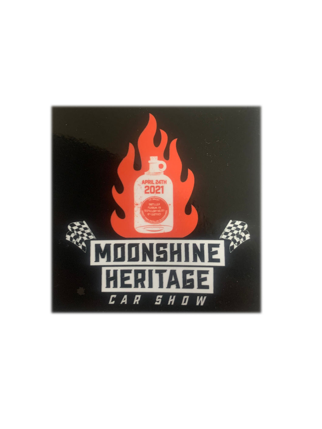 2021 Moonshine Heritage Car Show Sticker