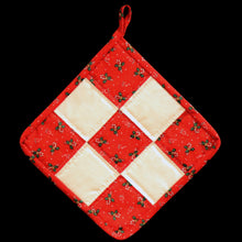 Load image into Gallery viewer, 9 Patch Quilt Square Pot Holder
