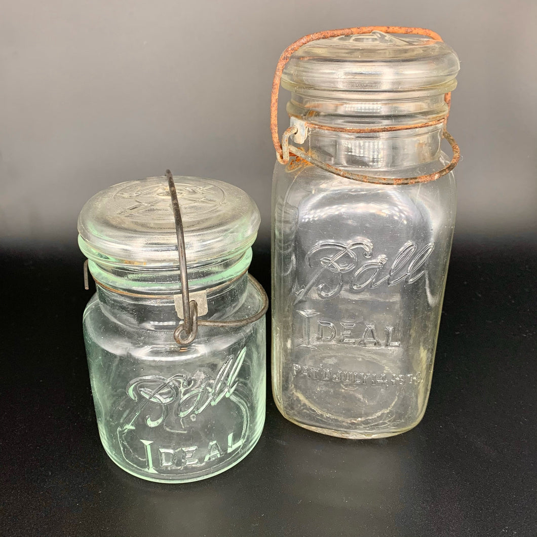 Ball Jars with Glass Lids